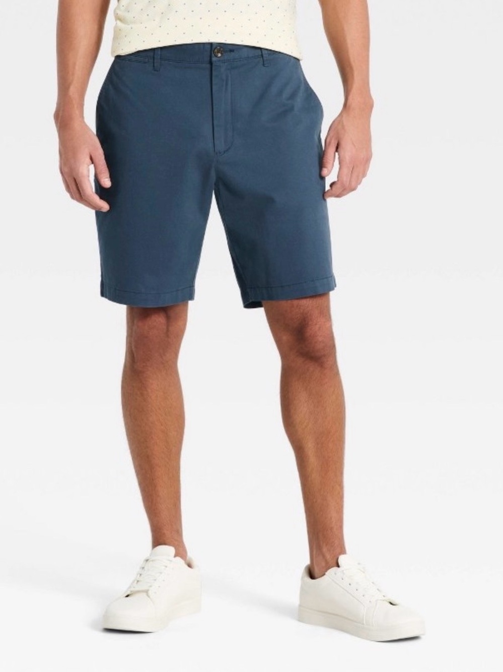 Goodfellow & Co Men’s Small Blue Flat-Front Chino Shorts